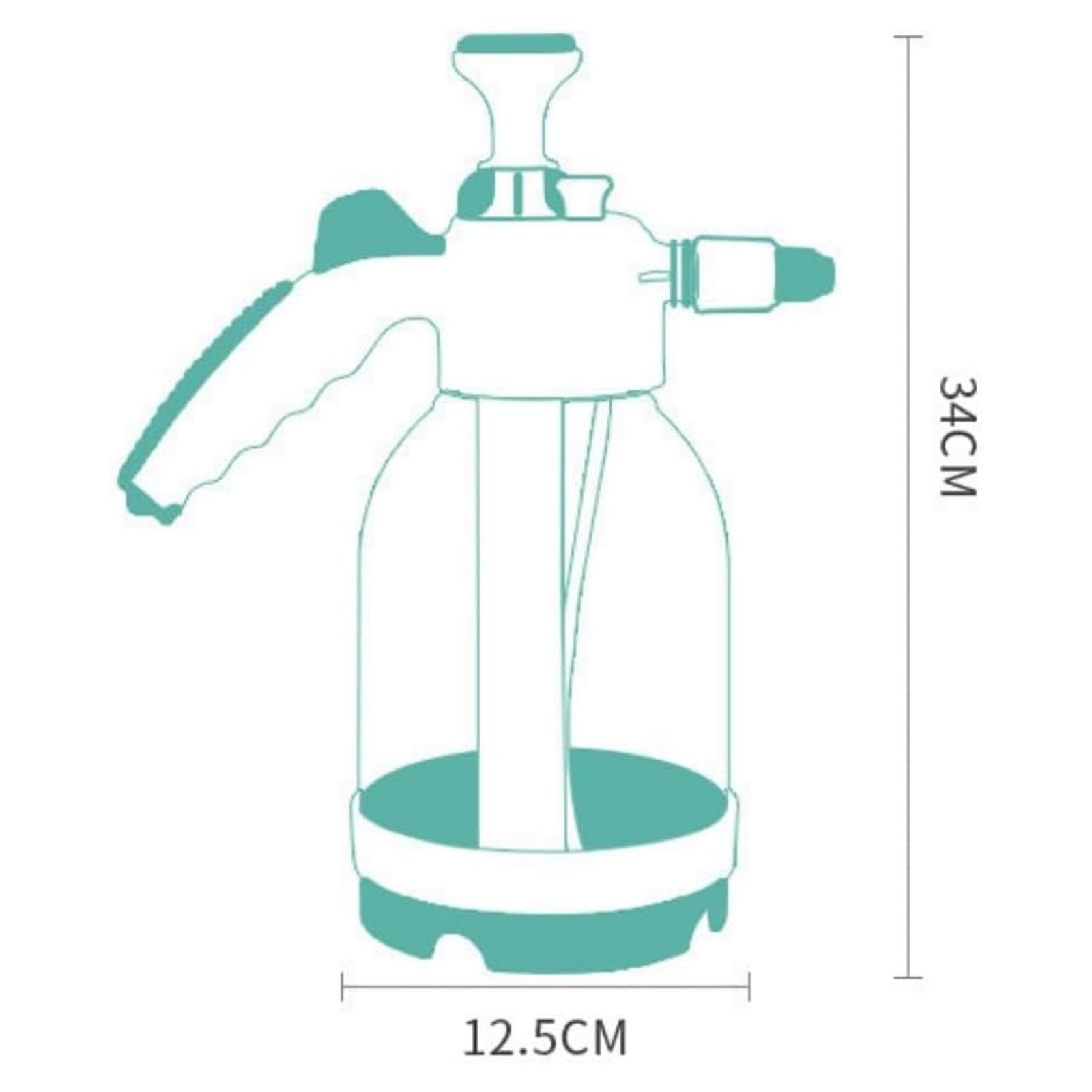 Amazon.co.jp: 蓄圧式スプレー 2L 蓄圧式噴霧器 石鹸噴霧器 蓄圧式洗車