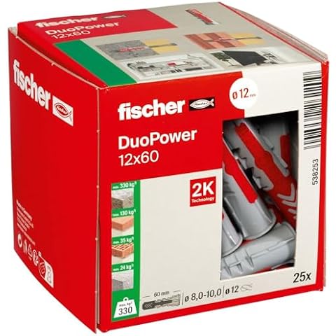 Fischer DuoPower 12 x 60 Universal Plug Cover