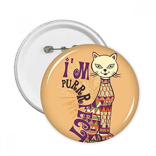 Pins chat coloré DIYthinker en coffret de 5 pièces, idée cadeau originale pour pet lover
