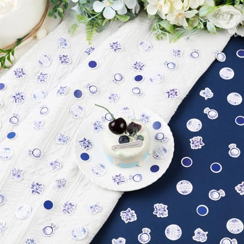 Confettis Something Blue mariage et EVJF pour décoration de table