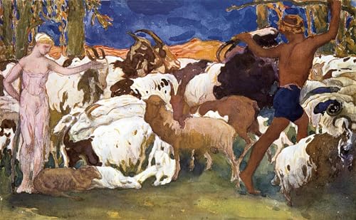 Art Reproduction Daphnis Leon Bakst Impression Toile Haute Définition Peinture