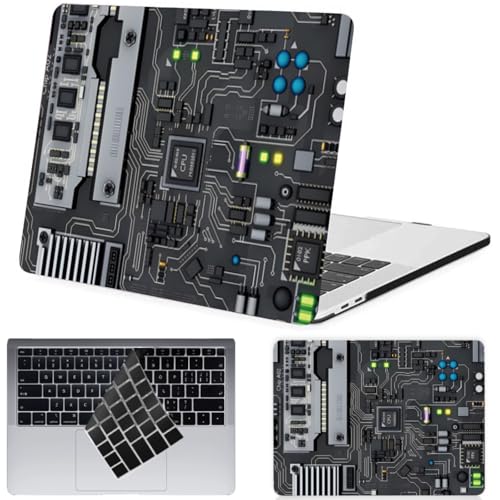 FFBOFFC Custodia Compatible per MacBook 12 Pollici con Retina Display Versione 2015 2016 2017 Modello A1534 A1931, Plastica Rigida Protettiva Cover & Tastiera Copertina, Tecnologia dei circuiti