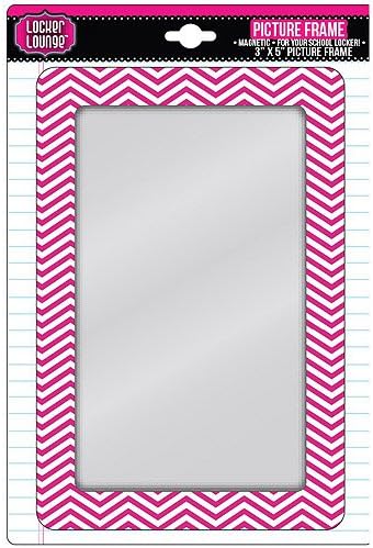 Locker Lounge Pink Chevron Picture Frame