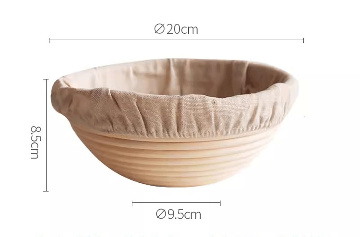 Cestini Di Prova Di Pane In Rattan Banneton Set Di Cestini Rotondi Ovali In Rattan Naturale Cesto Di Fermentazione Pasta Vimini Rattan Strumento Fai Da Te
