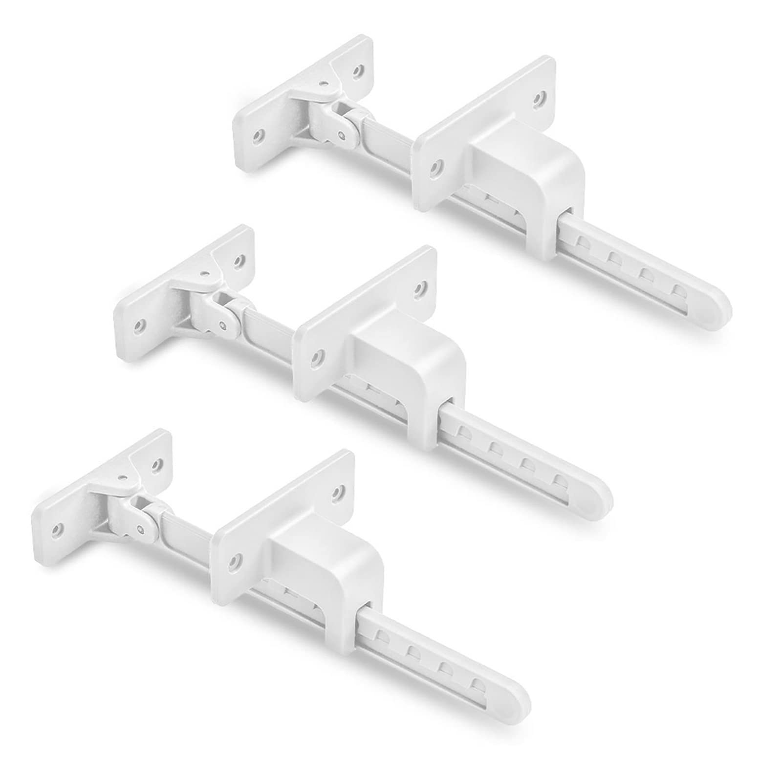 Fensterschlösser, Fensterbegrenzer, Fensterstopper, Tür-Diebstahlschutzbegrenzer, verwenden, 3M-VHB-Kleber, kein Werkzeug oder Bohren erforderlich, for Babys, Kinder, Ha