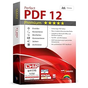 Perfect PDF 12 Premium inkl. OCR – 2 USER – PDF erstellen, bearbeiten, sichern