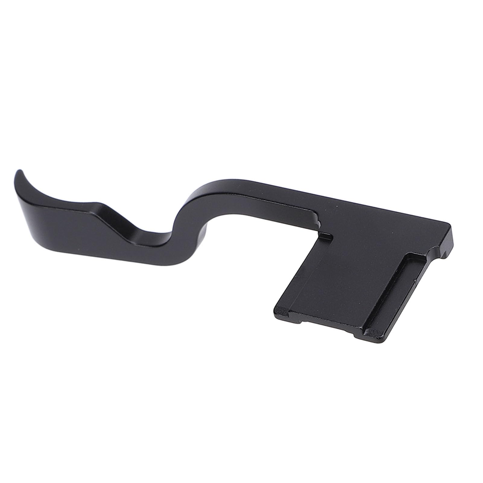 Yunseity Thumb Up Grip, Snap on Type Camera Thumb Grip Aluminum Alloy Hot Shoe Cover for ZF ZFC Cameras (Black)