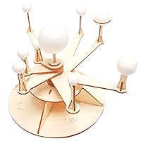 Nine Planets Solar System Model Science Experiments Kit for Kids - DIY Wooden Astronomy Science Kits with Orbital Display | STEM Educational Building Projects for Boys & Girls Ages 8-14