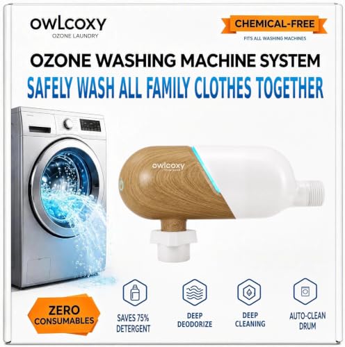 Ozone Laundry System, Washer Cleaner & Odor Eliminator, Cuts Detergent 75%