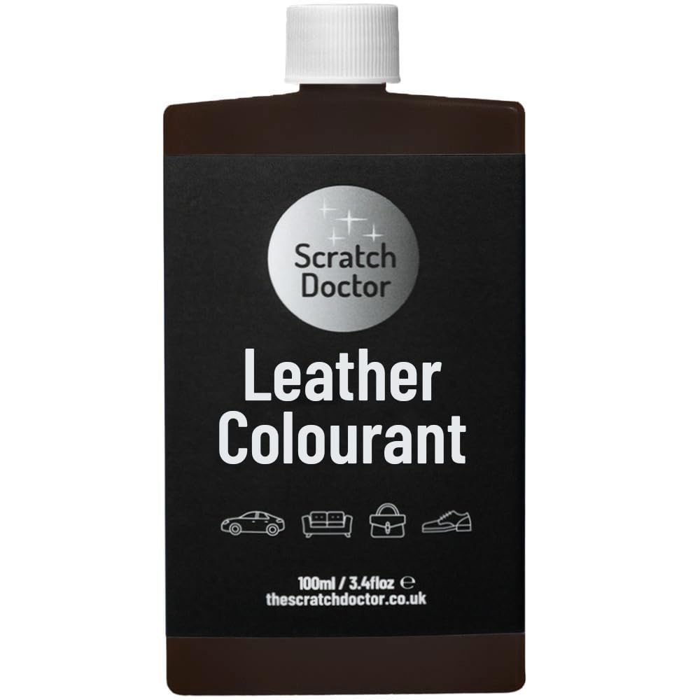 Scratch Doctor Leather Colourant Restore & Repair Leather Faux Vinyl Paint for Furniture Sofas Car Seats Shoes Handbags (Black, 500ml) — view 37