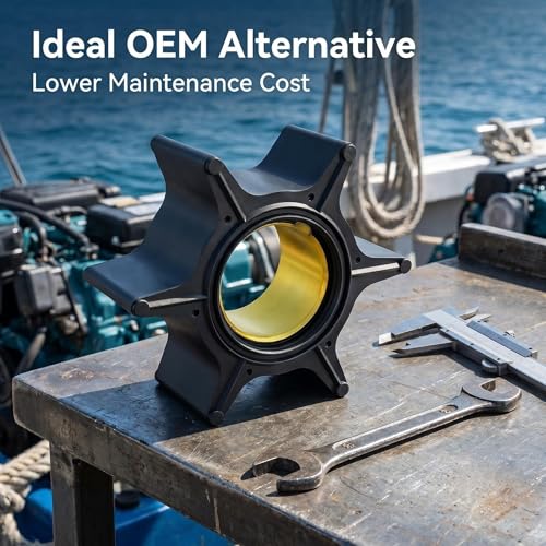 Image of 47-89983T Water Pump Impeller replaces 47-89983 47-65959 47-20268 fits Mercury Mariner 30-70HP 2-Stroke Outboard Sierra 18-3007