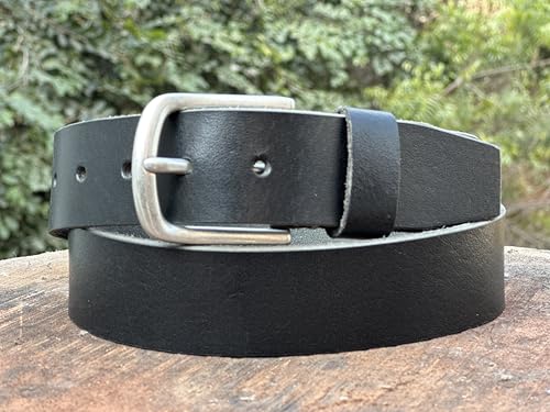 Men's Genuine Leather Casual Real Leather belt Every Day Jeans Belts, Handmade Men Leather Belt with Gift Box3
