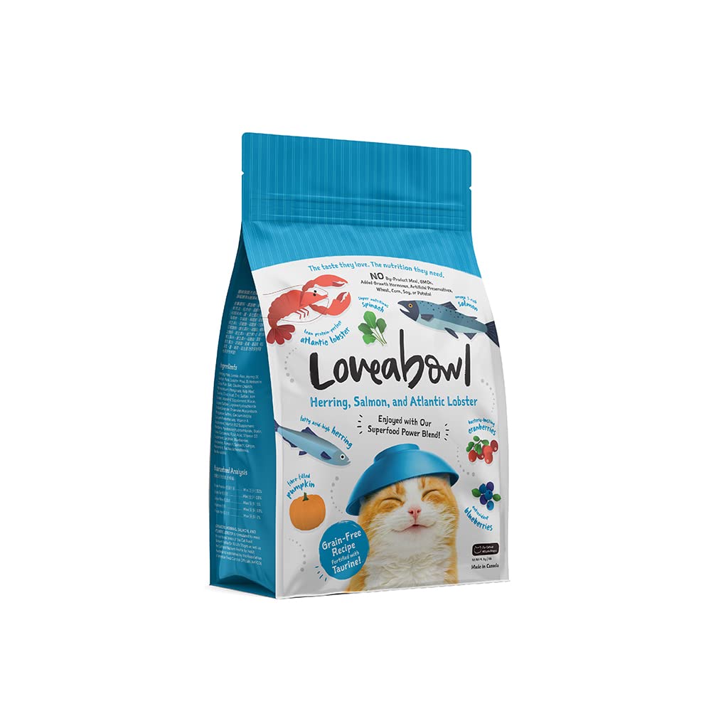 Loveabowl Grain Free Herring, Salmon & Atlantic Lobster Cat Dry Food - 150 gm (B08H2NM7XQ) Amazon Price History, Amazon Price Tracker