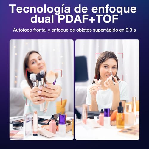 EMEET Webcam 4K S800, cámara Web Ultra 4K con 2 micrófonos con reducción de Ruido, Campo de visión de 73°, corrección de luz, 1080p@60FPS HDR, cámara Web 1080p para transmisión en Vivo, Juegos, Zoom - imagen 5