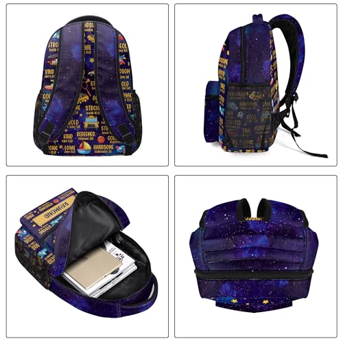 Personalized Backpack - Bible Armor Of God Backpack - Travel Backpack, Bookbag (God Says I Am)2