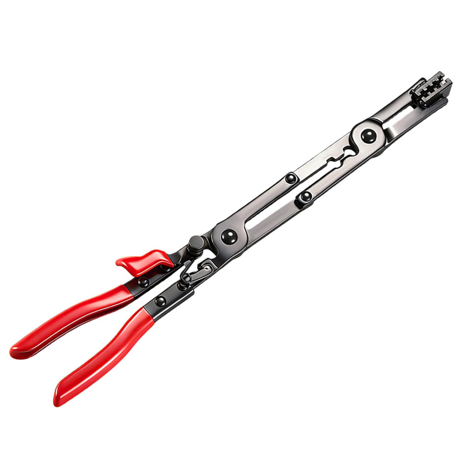 Hose Clamp Pliers Automobile Water Pipe Pliers Swivels Jaw Locking Car Pipe Plier Fuels Coolant Clips Plier Heavy Duty Tool with Locking Gear
