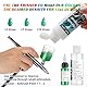 HOMY ARTY Schillernde Airbrush Farbe Set, 30 Farben mit 120 ml Grundierung und 120 ml Verdünner, bereit zum Sprühen Irisierende Farben, Acrylfarben auf Wasserbasis für Plastik, Leinwand, Holz