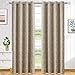 KAMANINA 3/4 Inch Curtain Rods 48 to 86 Inches (4-7.2 Feet), Crystal Diamond Ends Single Drapery Rod for Windows, Champagne Gold