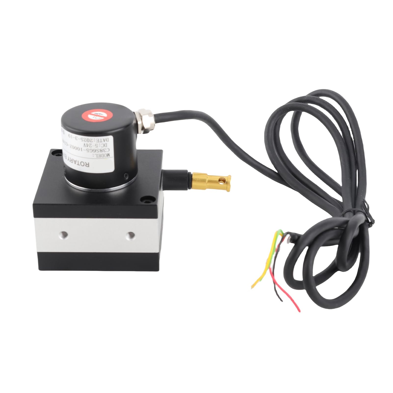 Codador de Cable de Dibujo 38 Mm para una Medición Lineal Precisa en Cilindros y Máquinas Prueba | Codificador Cable Incremental DC 8-24V