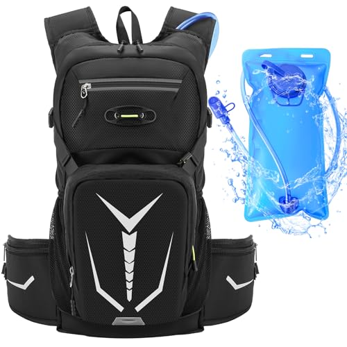 Mochila de hidratación para Mujeres y Hombres, Luckits Paquete Agua con Aislamiento Mochila Senderismo hidratación Mochila equitación Ciclismo al Aire Libre Maratón Correr Esquí Camping Escalada