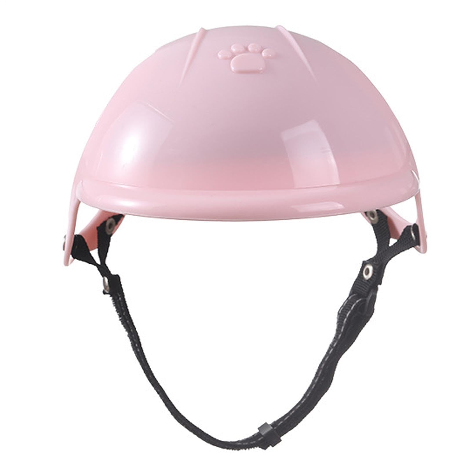 Casco Per Gatto E Cane Con Cinghias Regolabile | Copricapo Protettivo Antiscivolo Leggero Per Animali | Sicurezza Per Moto Bicicletta Campeggio Viaggi Esterni
