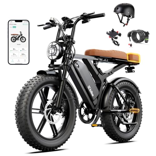 Image of SISIGAD Electric Bike for Adults, 2000W Peak Motor E Bike with 48V Removable Battery, 65-120 Miles Range Electric Bicycle, 20 * 4 inch New All-Terrain Ebike with 7 Speeds, Full Suspension