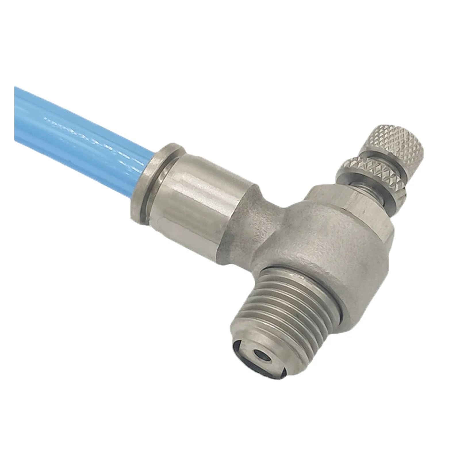 1/8" BSP x 8mm Push In Air Speed Control Valve Throttle Pneumatic 304 Stainless