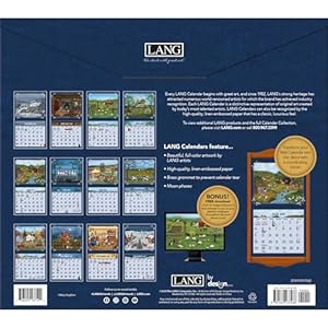 LANG Lang Folk Art™ 2025 Wall Calendar (25991001922) LANG Lang Folk Art 2025 Wall Calendar 25991001922