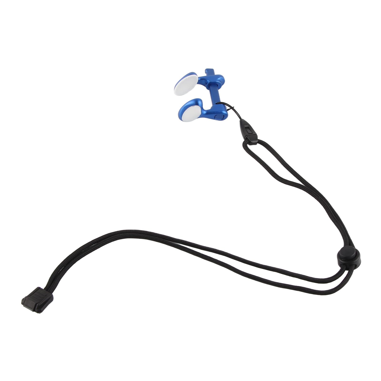 Alomejor Schwimmender Nasenstopfen, Tauch-Nasenklammer aus Aluminiumlegierung, Tauch-Nasenklammer mit Lanyard-Nasenklammern (Blue)