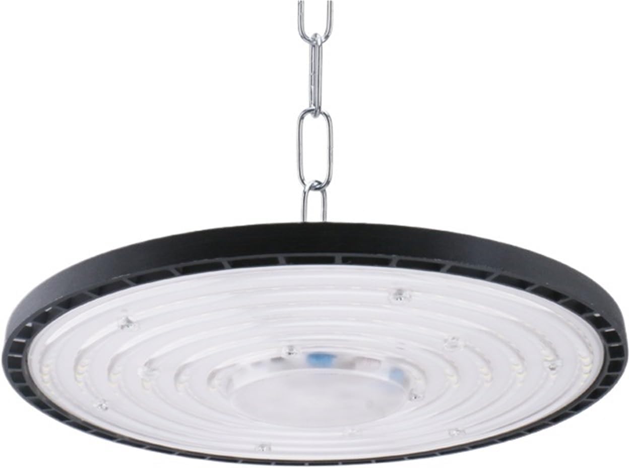 Super Bright LED 100W 150W 200W UFO High Bay Light AC175-265V Aluminum Case Cold Light Lighting Lamp(100w)