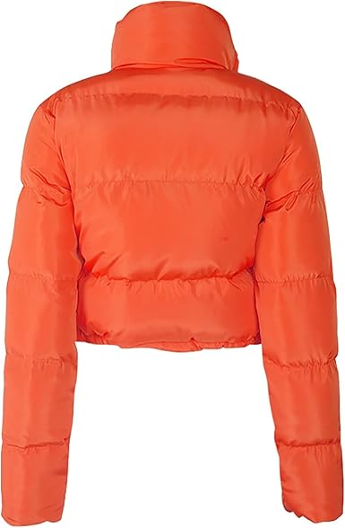 LOIJMK Winterjas voor dames, kort, warm, gewatteerde jas voor dames LOIJMK Winterjas voor dames, kort, warm, gewatteerde jas voor dames