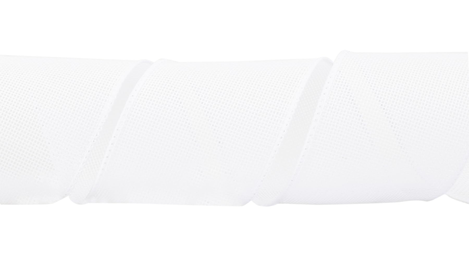 Zofrud White Burlap Ribbon - 64mm x 9M - Image 2
