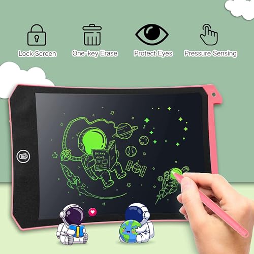 PINKCAT 3PCS LCD Writing Tablet, Doodle Board Gifts Drawing Pad for Kids Repeat Graphic Tablet Learning Educational Toy - Image 4