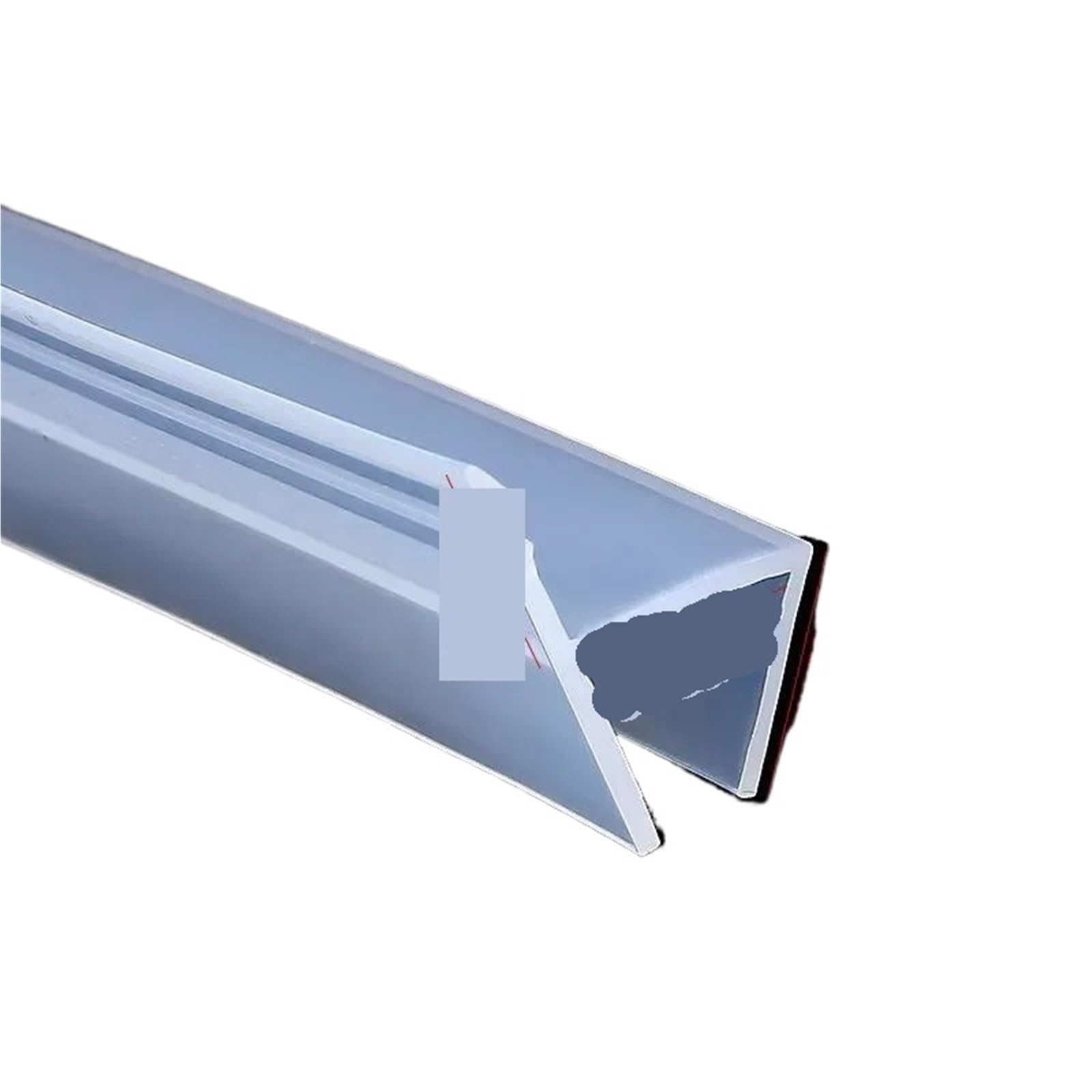 Junta de sellado para puertas de cristal de baño, Tira de sellado de goma transparente for mampara de ducha, tira de retención de agua for baño de 2m y 10m(H-type,10M)