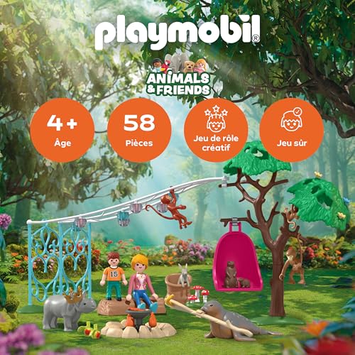 Playmobil Animaux et amis 71855 Fête d'anniversaire dans le jardin - vue 3
