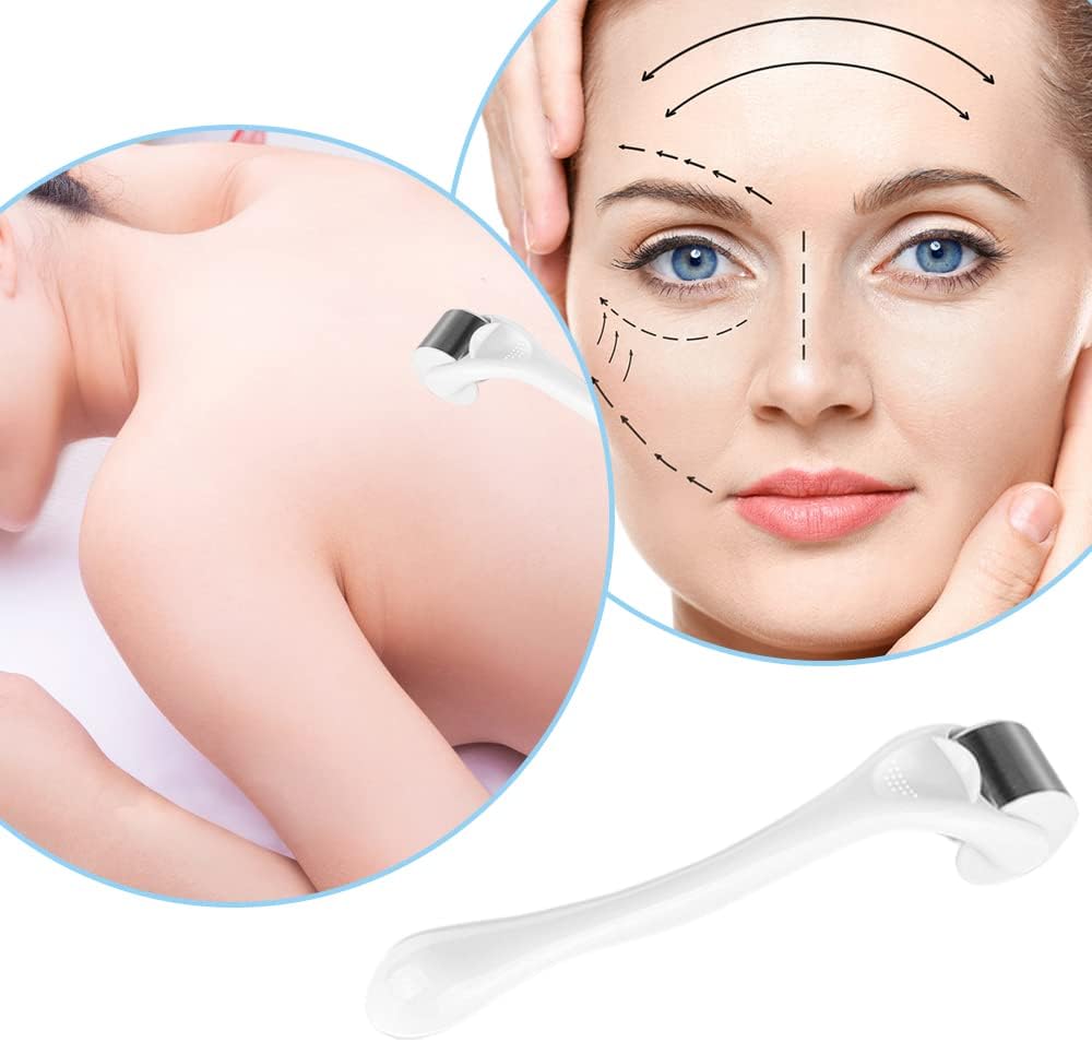 Mini Ice Roller for Eye Puffiness, Eye Cool Roller for Eye Massager, Tighten Pores, Under-Eye Relief, Reduce Wrinkle Skin Care (White)