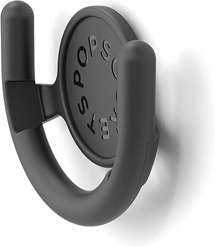 Miniatura 6 de PopSockets Agarre para teléfono con soporte expansible, enchufe pop para teléfono - Moon & PopMount soporte multisuperficie para PopGrip - Negro