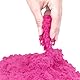 Genio Kids Magic Sand Rosa, 1,2 kg Knete Sand Bunt, Sandknete für Kinder, Magischer Sand Nachfüllpack, Modelliersand für Mädchen und Jungen (Rosa)