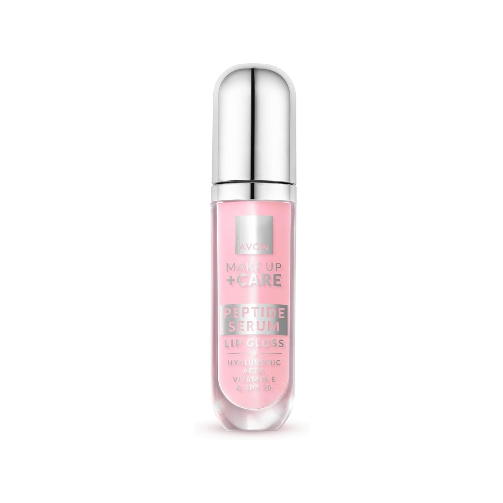 Avon Lip Gloss with Peptide Serum, Hydrating and Plumping with Hyaluronic Acid,SPF 20 UVA UVB, Vitamin E for Glossy, Nourished and Protected Lips, Fresh Glaze