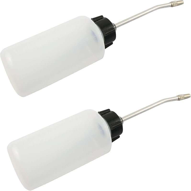 LQ Industrial Sewing Machine Oiler 2PCS 120ml Screw on Cap Extended Spout Oil Bottle Sewing Machine Oil Dispenser