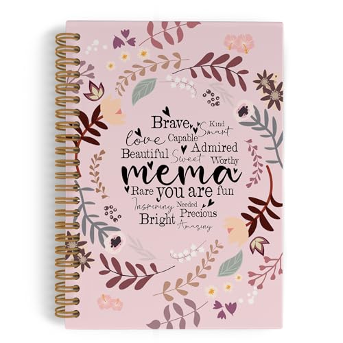 Carnet à spirales inspirant 14x21cm Mema You Are Brave