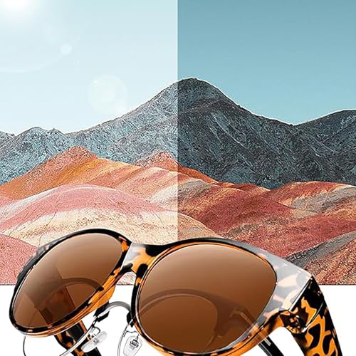 Belladora Fit over Sunglasses - Polarized Clip on Sunglasses over Glasses,Stylish Wrap Around Sun Glasses2