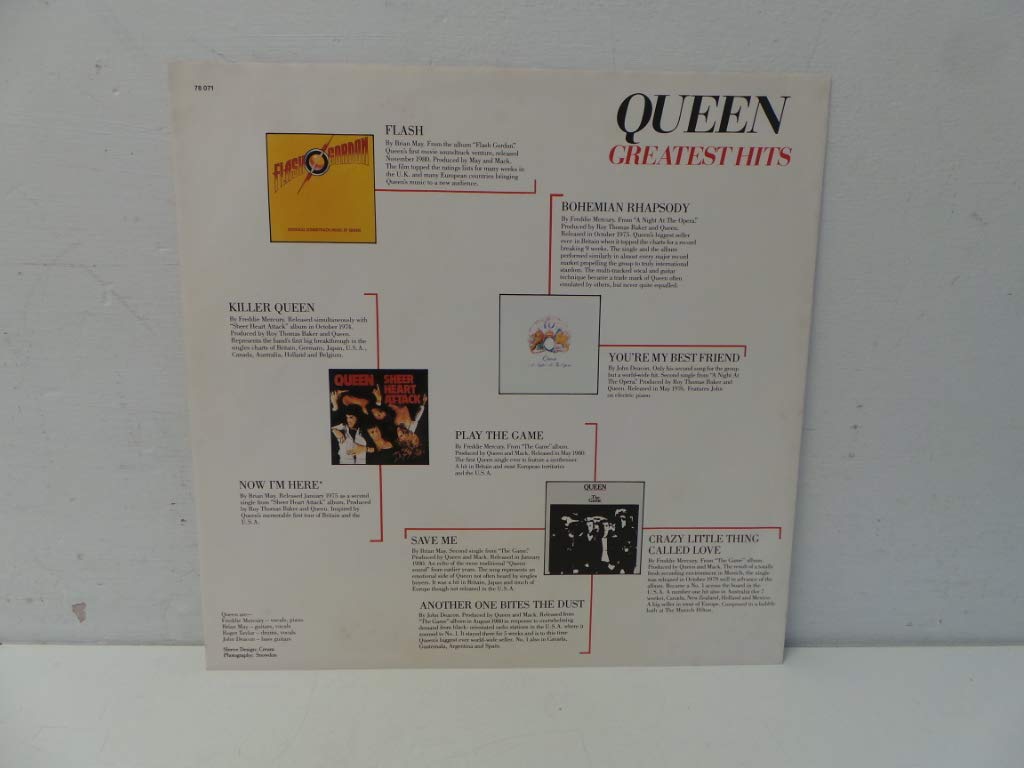 Queen - Greatest Hits 1981 - EMI EMTV30 - UK Press