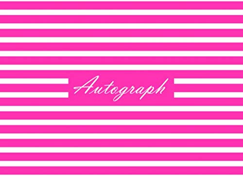 Autograph book: (pink) celebrity & athlete signatures for all your favorite actors, actresses, athletes, musicians, artists and more - with numbered index- celebrity memorabilia album - sports scrapbook baseball, basketball, football