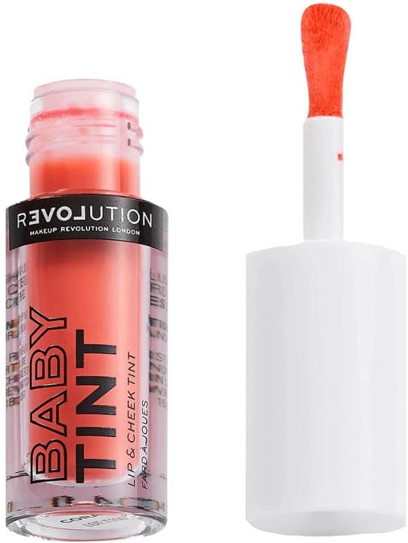 Baby Tint Lip & Cheek Tint โ Coral shade | 2-in-1 Cream Tint for Lips & Cheeks | Lightweight, Blendable, Natural Finish
