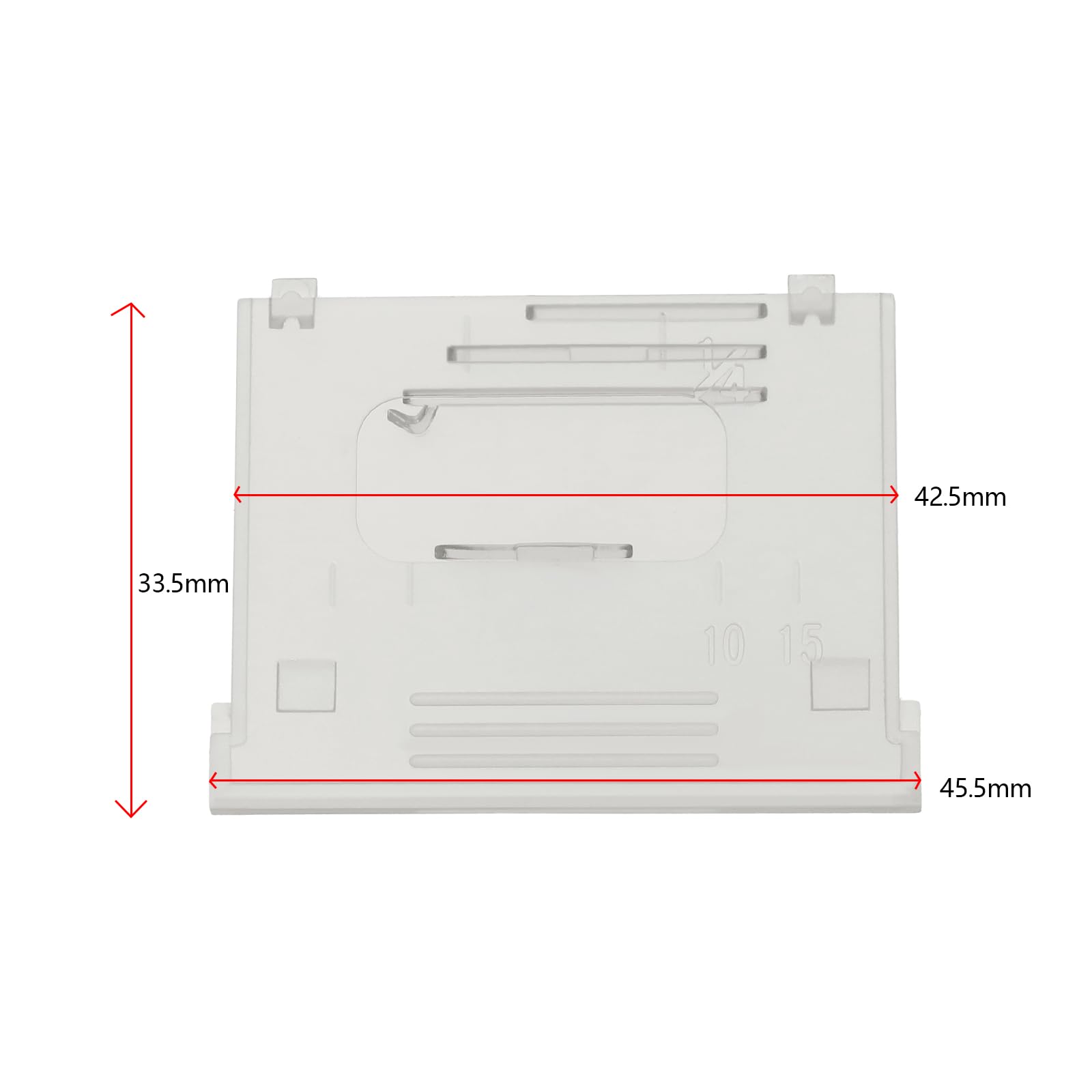 YINETTECH 2 Pcs Bobbin Cover Plate XF2404001 Compatible with Brother BB370/ BM2800/BM2800CT/BM2800FG/BM3550FG Sewing Machine Needle Cover Plate - Image 4