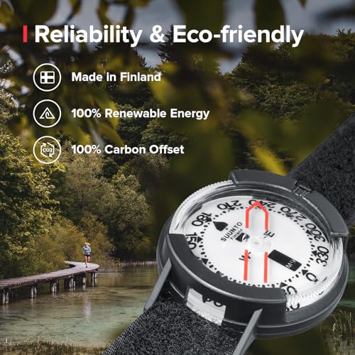 Image of SUUNTO Multifunctional Compass, Northern Hemisphere, Compact Waterproof Navigation Comapss for Hiking & Adventure