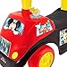 Kiddieland Disney Lights 'N' Sounds Ride-On: Mickey Mouse Kids Interactive Push Toy Car, Foot to Floor, Toddlers, Ages 12-36 Months, Large