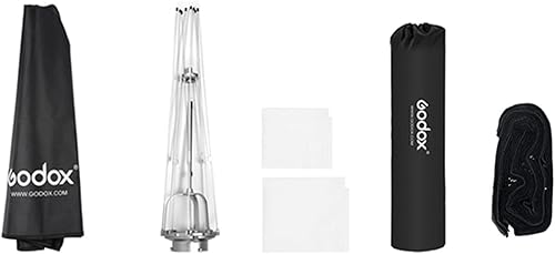 Miniatura 7 de Godox SB-UE - Caja de luz octágono para paraguas de 31.5 pulgadas31.5 in, reflector de paraguas con rejilla de panal para flash de fotografía,