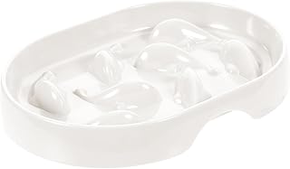 Ipetboom Tigela De Alimentação Lenta Para Gatos Prato De Alimentação Lenta Para Gatos Pequeno Quebra-Cabeça Interativo Alimentador De Cães Tigela Para Alimentação De Animais De Estimação